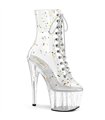 ADORE-1020C-2 Plateau Stiefel - Transparent | Pleaser
