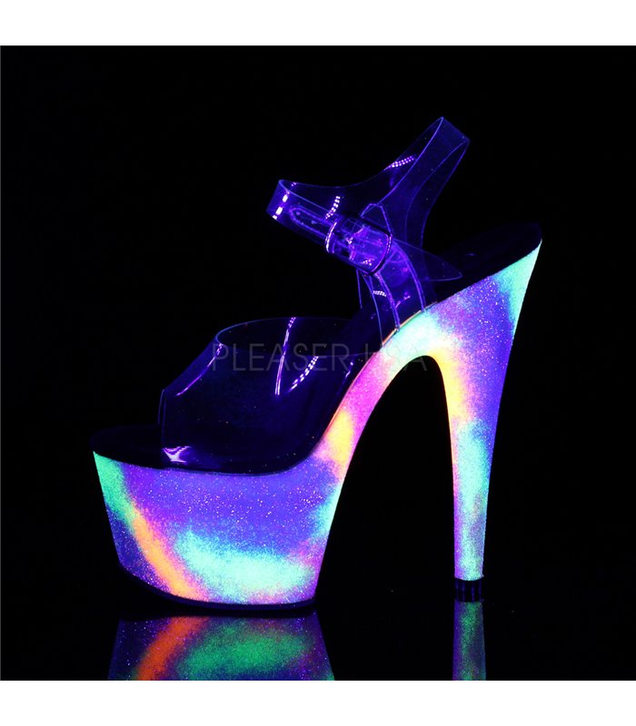 Plateau High Heels ADORE-708GXY - Neon Mehrfarbig