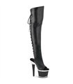 SPECTATOR-3019 Plateau Stiefel - Schwarz/Schwarz | Pleaser
