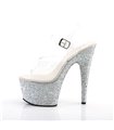 Plateau High Heels ADORE-708LG - Silber