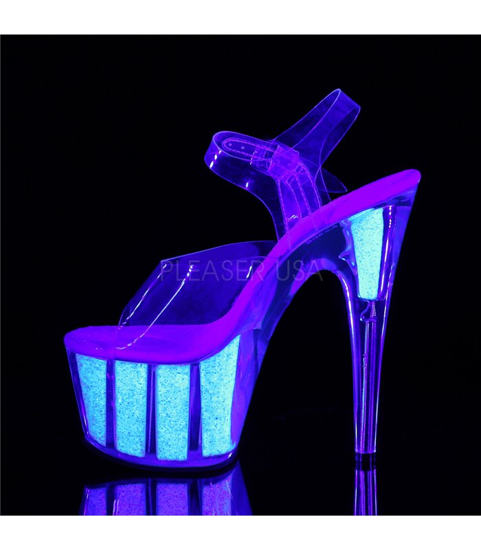 Plateau High Heels ADORE-708UVG - Neon Opal