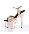 Plateau High Heels ADORE-709HGCH - Rose Gold Chrom