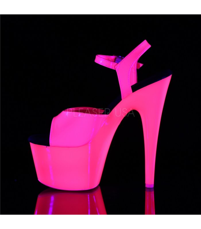 Plateau High Heels ADORE-709UV - Neon Pink