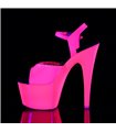 Plateau High Heels ADORE-709UV - Neon Pink