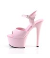 Plateau High Heels ASPIRE-609 - Lack Baby Pink