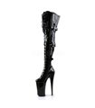 Extrem Plateau Heels BEYOND-3028 - Lack Schwarz