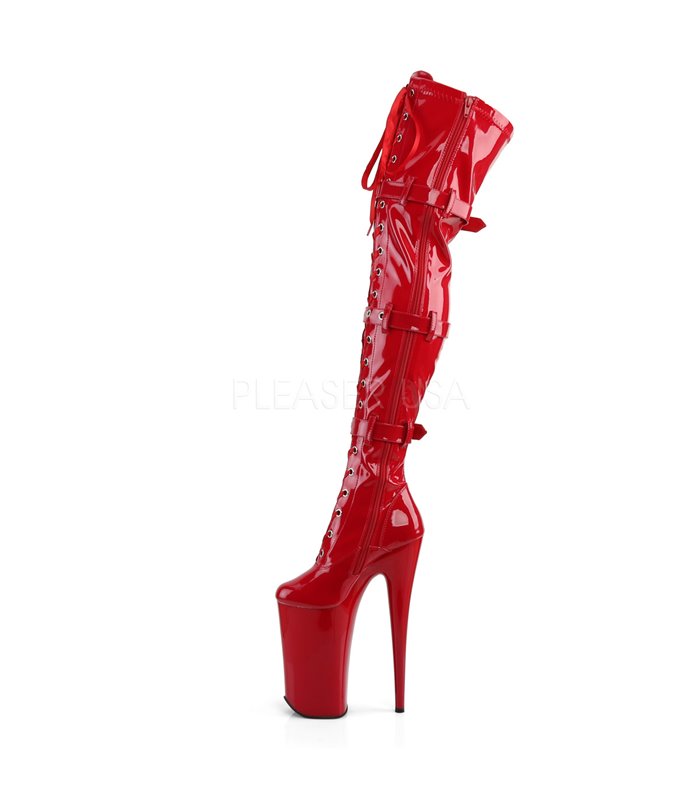 Extrem Plateau Heels BEYOND-3028 - Lack Rot