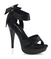 Plateau Sandalette COCKTAIL-568 - Schwarz