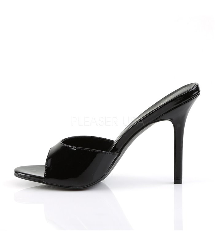 Pantolette CLASSIQUE-01 - Lack Schwarz