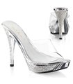 Pantolette ELEGANT-401 - Silber