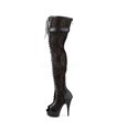 Plateau Overknee Stiefel DELIGHT-3025ML - Spitze