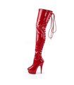 Overknee Stiefel DELIGHT-3063 - Lack Rot
