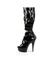 Gladiator High Heels DELIGHT-600-49 - Schwarz