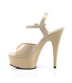 Plateau High Heels DELIGHT-609 - Creme