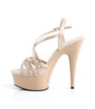 Plateau Sandalette DELIGHT-613 - Nude