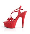 Plateau Sandalette DELIGHT-613 - Rot
