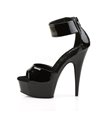 Plateau High Heels DELIGHT-670-3 - Schwarz