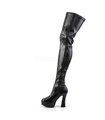 Overknee Stiefel ELECTRA-3000Z - Schwarz PU