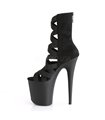 Extrem Plateau Heels FLAMINGO-800-24 - Schwarz