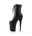 Extrem Plateau Heels INFINITY-1020 - PU Schwarz