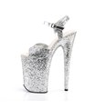 Extrem Plateau Heels  INFINITY-910LG - Silber