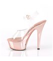 Plateau High Heels KISS-208 - Klar/Rose Gold