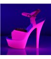 Plateau High Heels KISS-209UV - Neon Pink