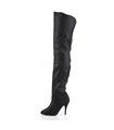 Pleaser Overknee Stiefel LEGEND-8868 Schwarz Leder (P)