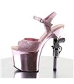 Plateau High Heels REVOLVER-709G - Baby Pink