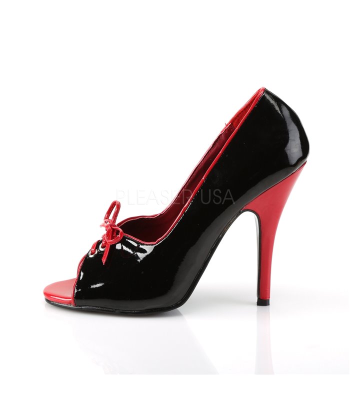 Pumps SEDUCE-216 - Lack  Schwarz/Rot