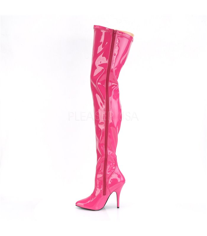 Overknee Stiefel SEDUCE-3000 - Lack Pink