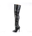 Overknee Stiefel SEDUCE-3010 - PU Schwarz