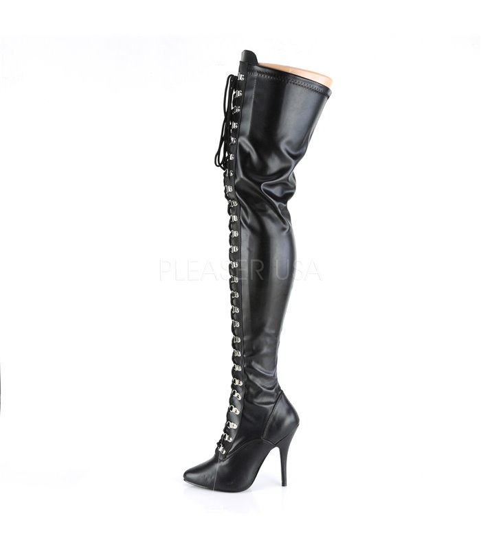 Pleaser Overknee Stiefel SEDUCE-3024 schwarz