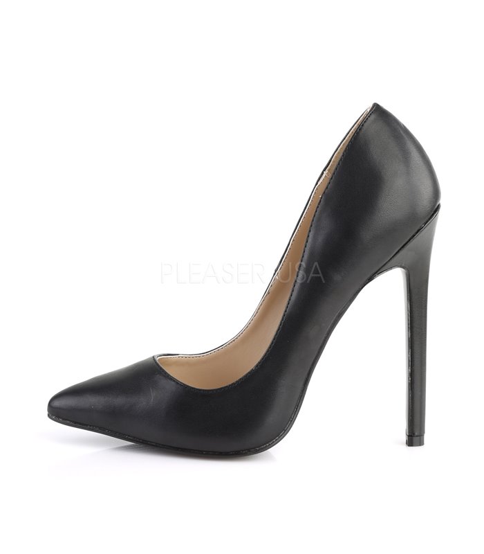 Stiletto High Heels SEXY-20 - PU Schwarz