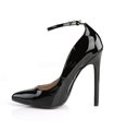 Stiletto Pumps SEXY-23 - Lack schwarz