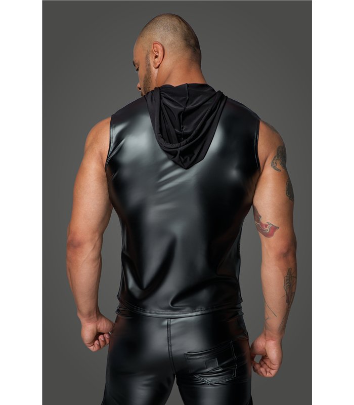 Hooded Shirt with 2-way zipper - 3XL