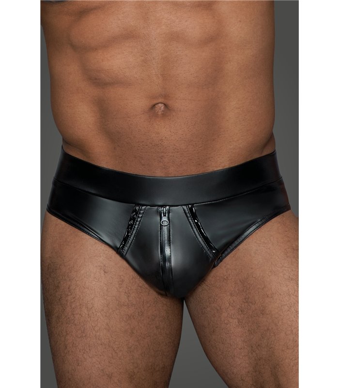 Shorts mit durchgehendem Reißverschluss