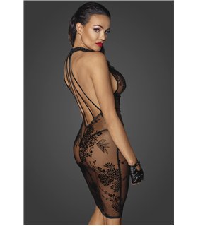Midi tulle dress with velvet straps in the back - 3XL Midi tulle dress with velvet straps in the back - 3XL