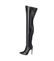 Giaro Overknee Boots Belinda Black Matte