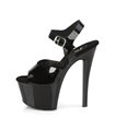 Plateau High Heels SKY-308N - Schwarz