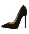 Giaro Pumps Taya Black Velour with black sole instead of pink sole