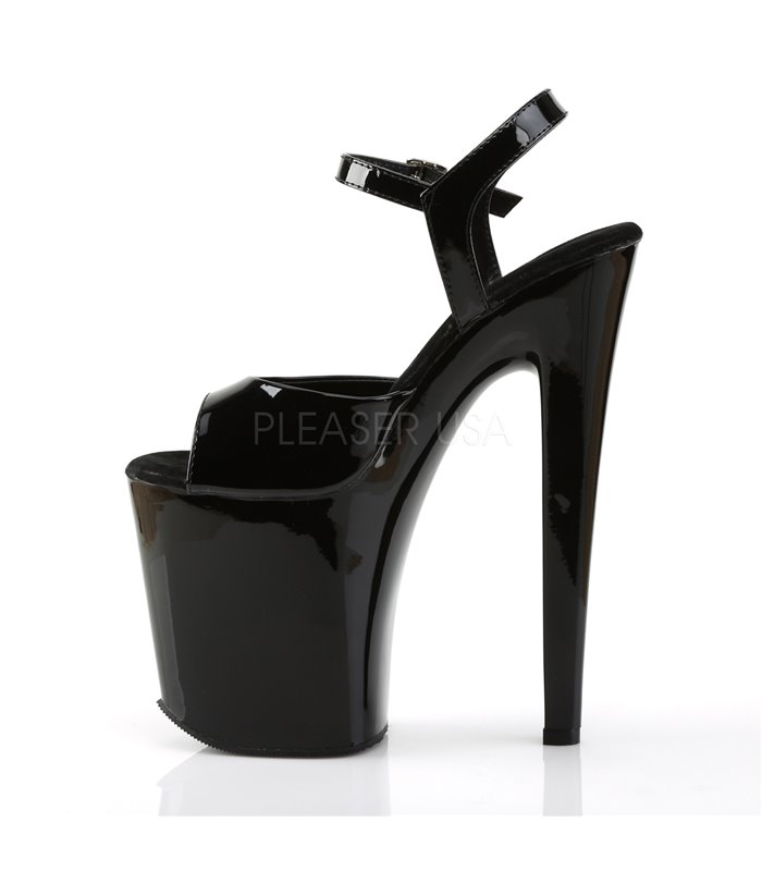 Extrem Heels XTREME-809 - Lack  Schwarz