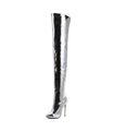 Giaro Overknees Belinda Liquid Silver