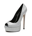 Giaro Pumps Kianni Silber Glitzer 