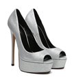 Giaro Pumps Kianni Silber Glitzer 