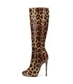 Giaro Stiefel Brandy Leopardenmuster Lack