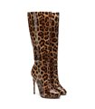 Giaro Stiefel Brandy Leopardenmuster Lack