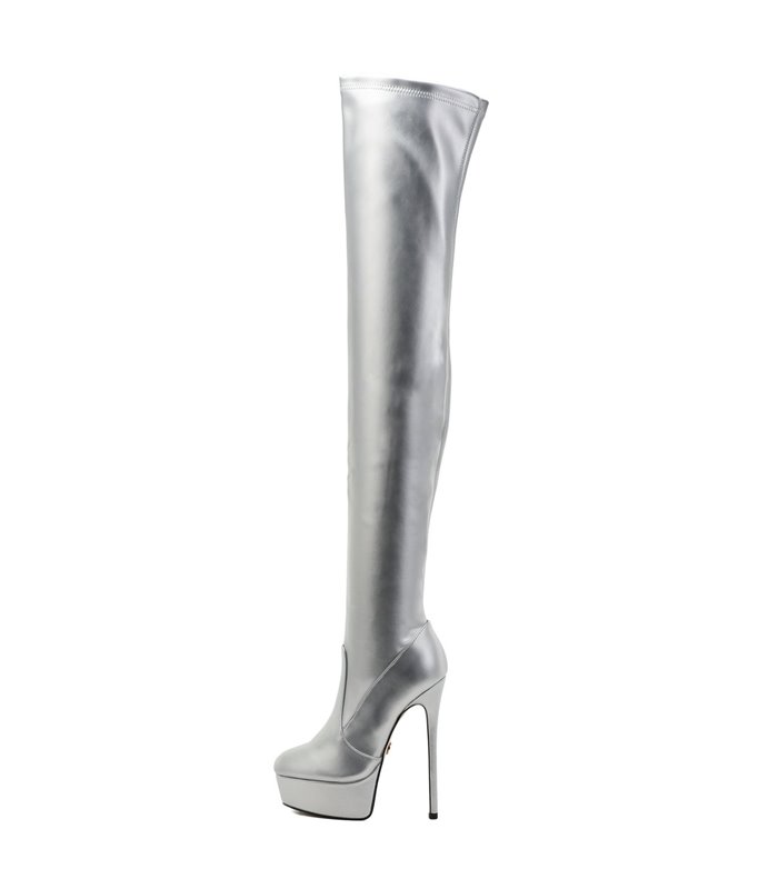 Giaro Stiefel Sutton Silber Matt