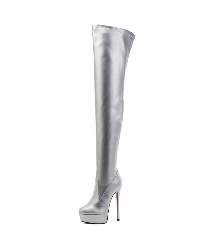 Giaro Stiefel Sutton Silber Matt