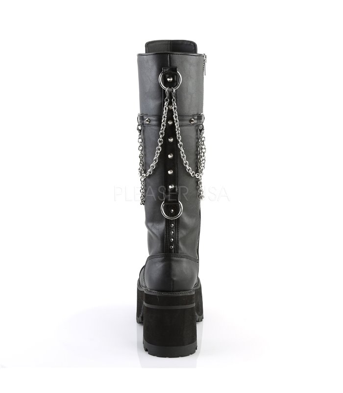 Demonia Plateau Stiefel RANGER-303 Schwarz